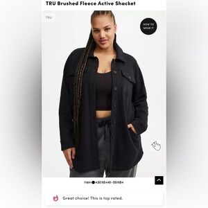 Torrid Fleece Black Shackleton